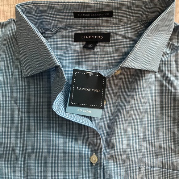NWT Land's End LS No Iron Women Shirt - Picture 6 of 9
